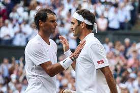 Match between Nadal and Federer